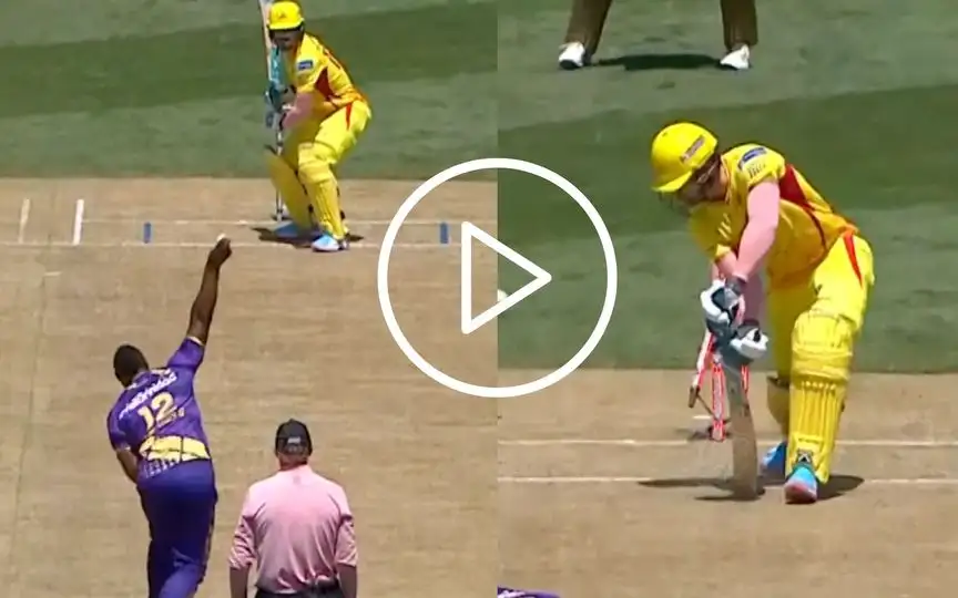 Simply Unplayable! Andre Russell Destroys Faf du Plessis' Stumps With Deadly Yorker